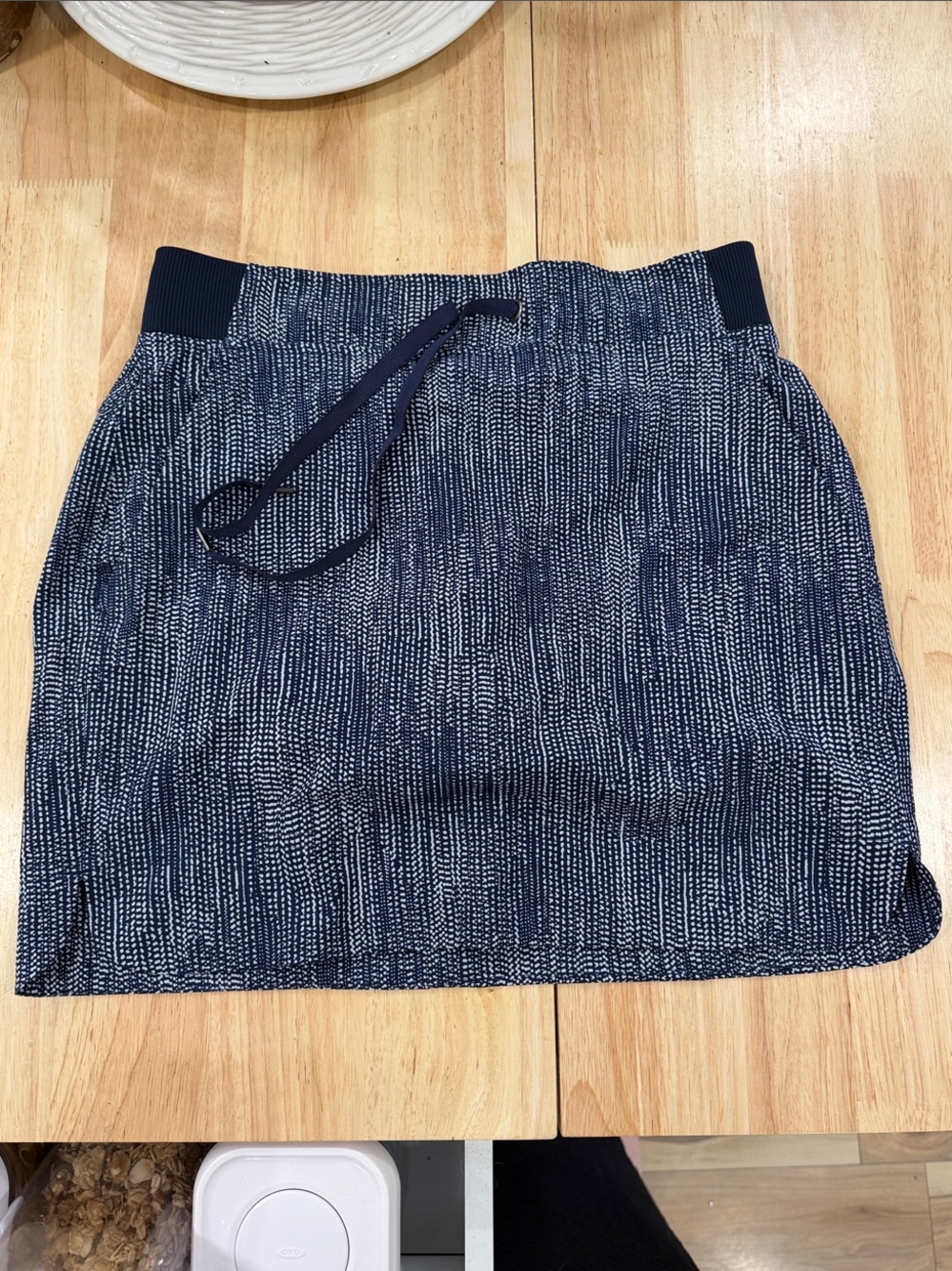 Athleta Skort Blue Drawstring